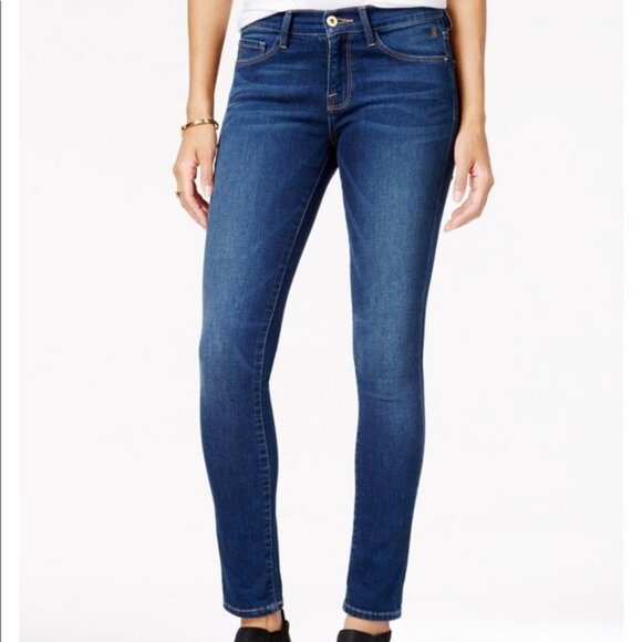 Tommy Hilfiger Greenwich Skinny Jeans Dark Denim 10 - Picture 4 of 4